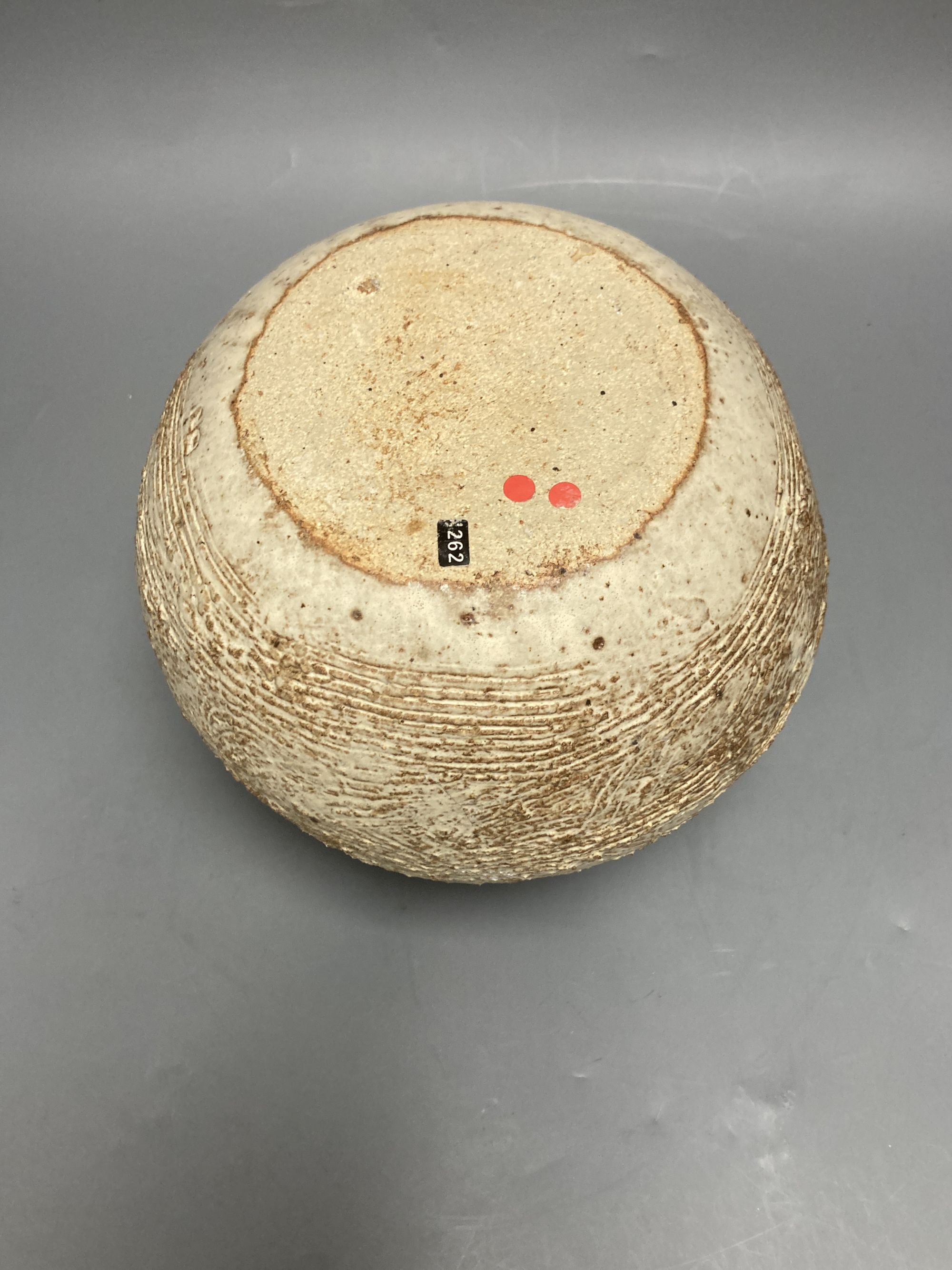 Two Studio pottery bowls and a similar vase